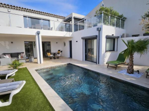 Villa moderne avec piscine privée, climatisation et parking, 4 chambres, 8 pers. - FR-1-768-103
